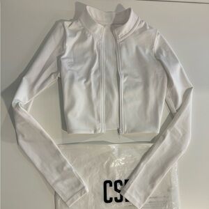 CSB cropped zip up jacket